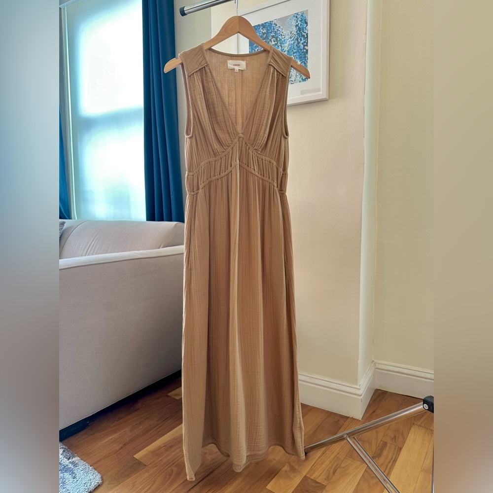 Xirena Textured Cotton Sleeveless Dress